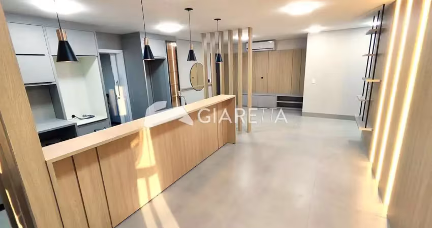 Apartamento semi-mobiliado, proximo ao lago municipal, centro, toledo - pr,