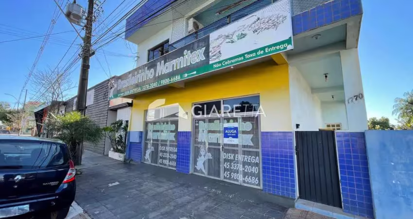 Sala comercial ampla para locação em excelente localização, centro, toledo - pr