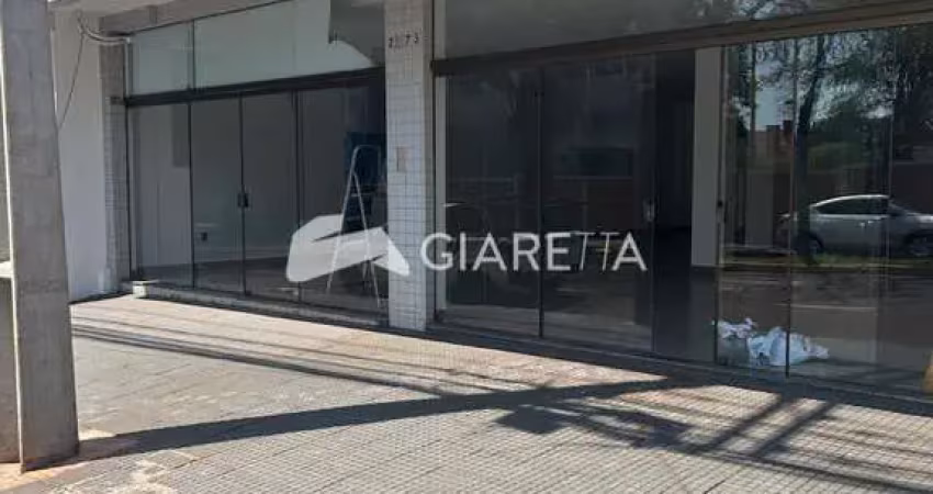 Sala comercial ampla para locação no edifício atlântico, centro, toledo-pr