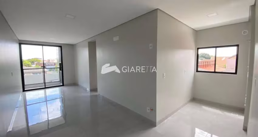 Apartamento amplo para locação no edifício znt equador, jardim gisela, toledo-pr