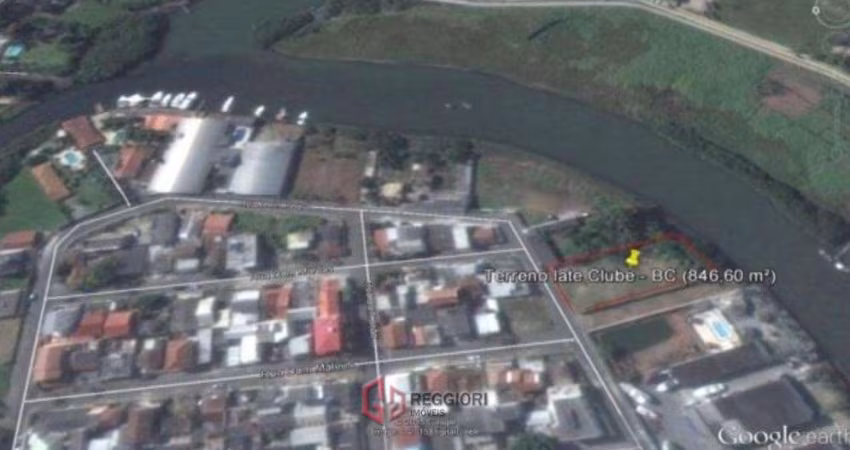 TERRENO C/ FUNDOS RIO CAMBORIÚ 846m² EM BC/ SC