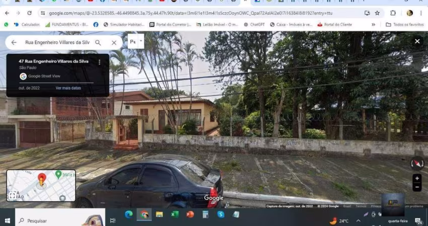 Terreno imenso com duas casas