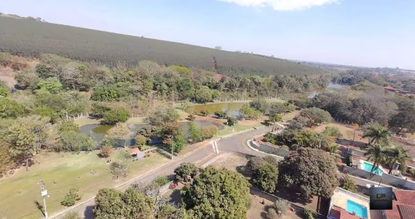 Chácara em condomínio com lagos à venda 1.118m2 área terreno, piscina, área gourmet - mogi-guaçu/sp