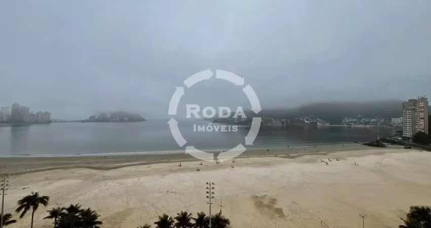 Apartamento gonzaguinha-são vicente , frente mar, andar alto, dois quartos com suíte.