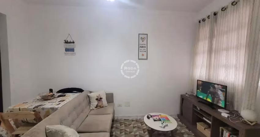 Apartamento à venda, 1 dormitório, em frente à praia de são vicente/sp.