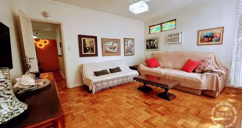 Apartamento à venda, 2 quartos, 1 vaga, gonzaga - santos/sp
