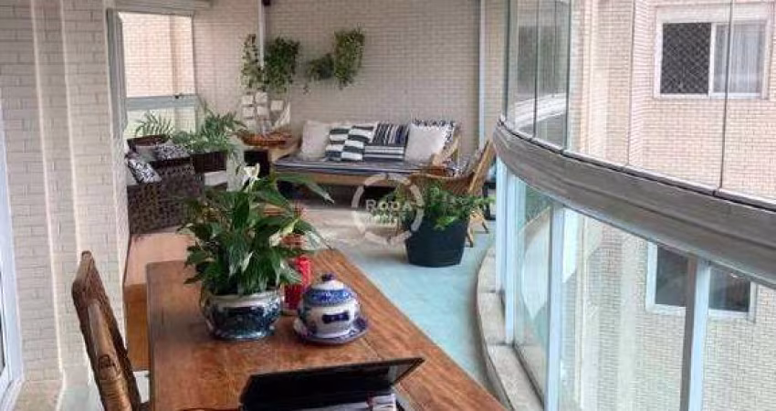Apartamento de Alto Padrão no Cap Ferrat, Santos - 3 Suítes e Lazer Completo