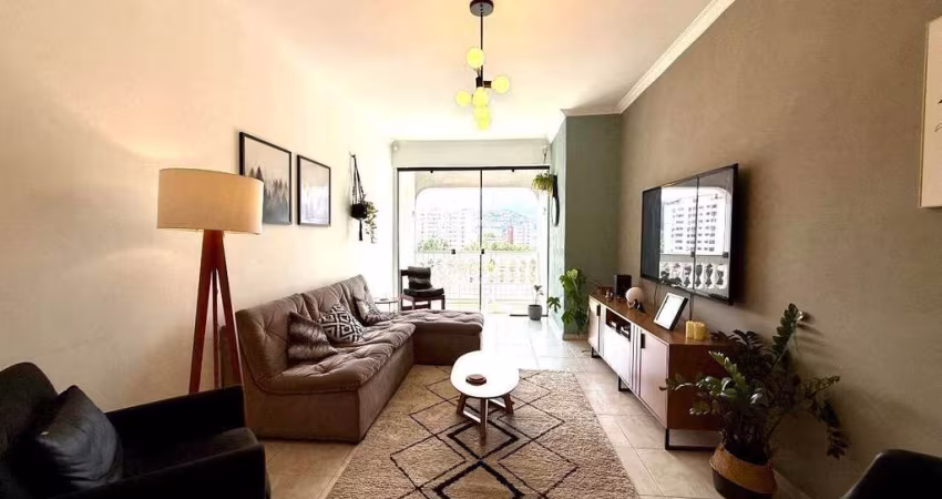 Apartamento espaçoso e bem iluminado no Campo Grande – 115m² | 3 Dorms | Suíte | Vaga | Dependência completa