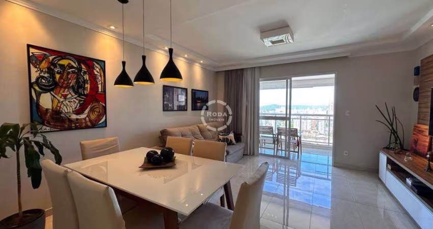 Apartamento à venda, 3 quartos, 1 suíte, 2 vagas, Gonzaga - Santos/SP