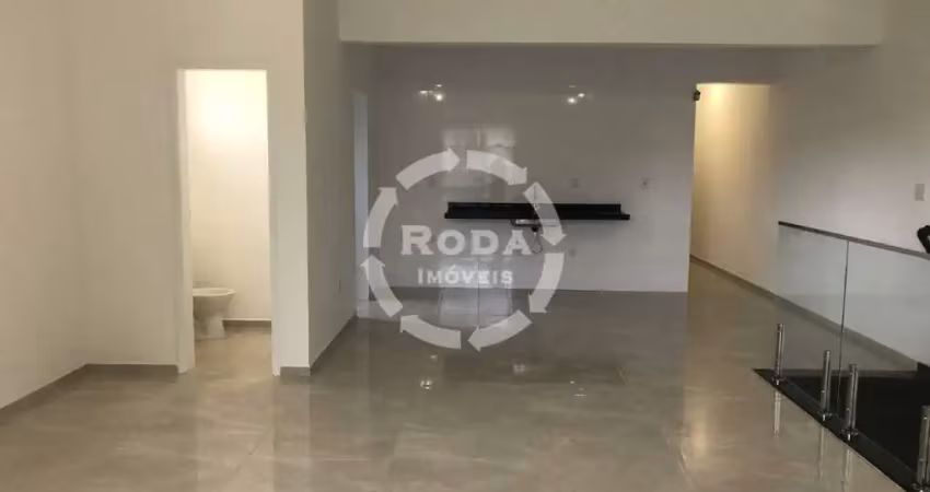 Sobreposta alta de 3 dormitórios com suíte em santos na santa maria