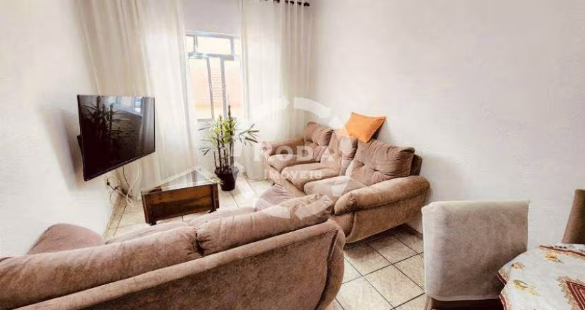 Apartamento com 2 Dormitórios e Garagem Coletiva no Macuco, Santos