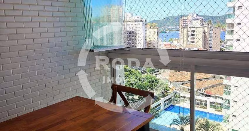 Excelente Imóvel de 2 Dormitórios - Alto Padrão com 77 m² (PORTEIRA FECHADA) - Bairro Ponta da Praia em Santos-SP