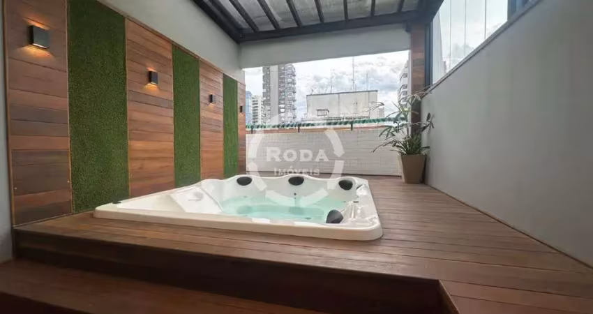 Cobertura próximo da praia a venda em Santos, bairro da Pompéia.