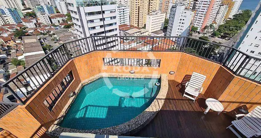Cobertura Duplex próximo da praia a venda em Santos, localizado no bairro da Aparecida.