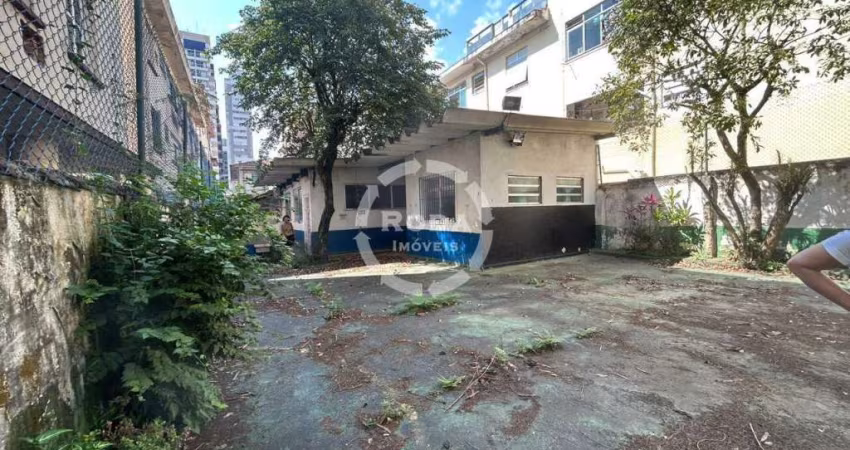 Casa ou Terreno no Coração do Gonzaga 650 metros