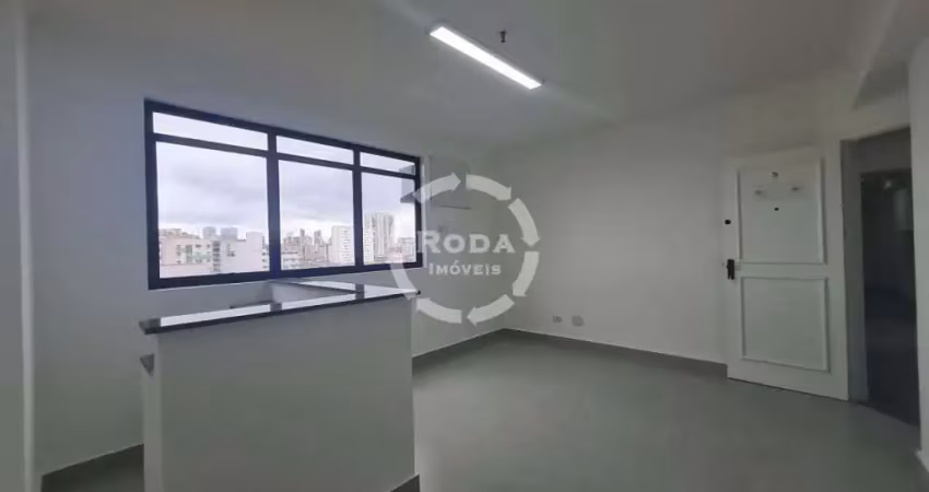 Sala comercial para locação em santos, localizada no bairro da vila mathias.