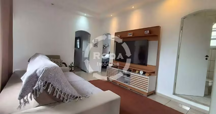 Casa de 5 dormitórios sendo 1 suíte tipo sobrado, em santos na santa maria.