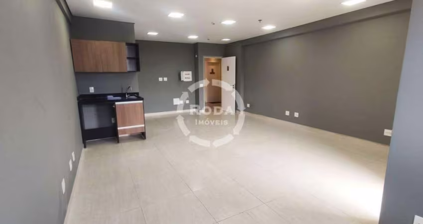 Sala comercial para aluguel, 1 vaga, Encruzilhada - Santos/SP
