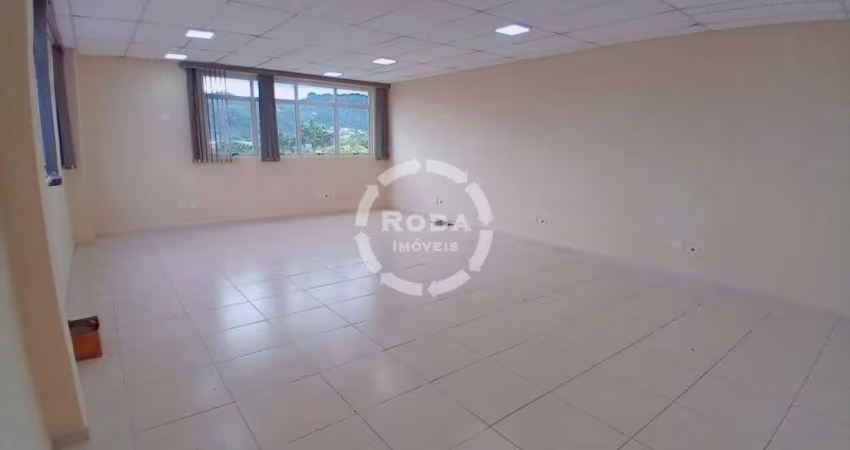 Sala Comercial 58m² com 2 banheiros no Bairro da Vila Mathias ao Lado da UNIMED