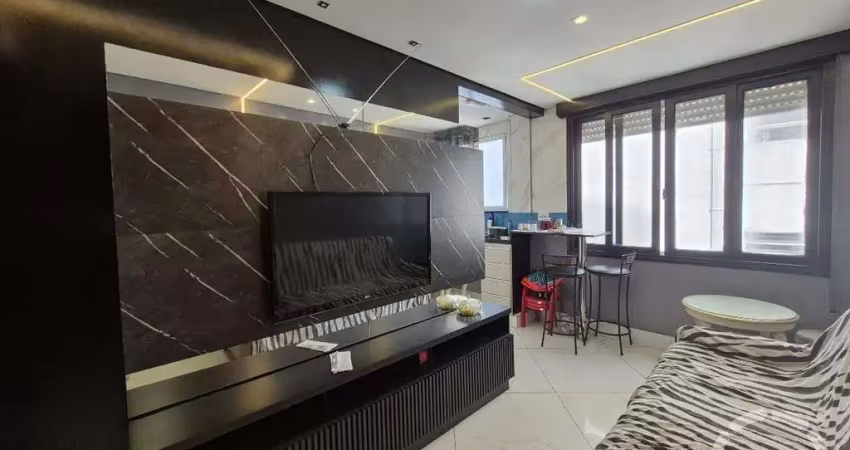 Apartamento mobiliado vista para o mar, reformado, 1 quarto, em são vicente – aceita financiamento