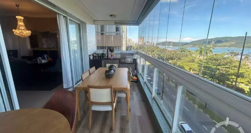Apartamento frente mar para aluguel, 4 quartos, 4 suítes, 4 vagas, embaré - santos/sp