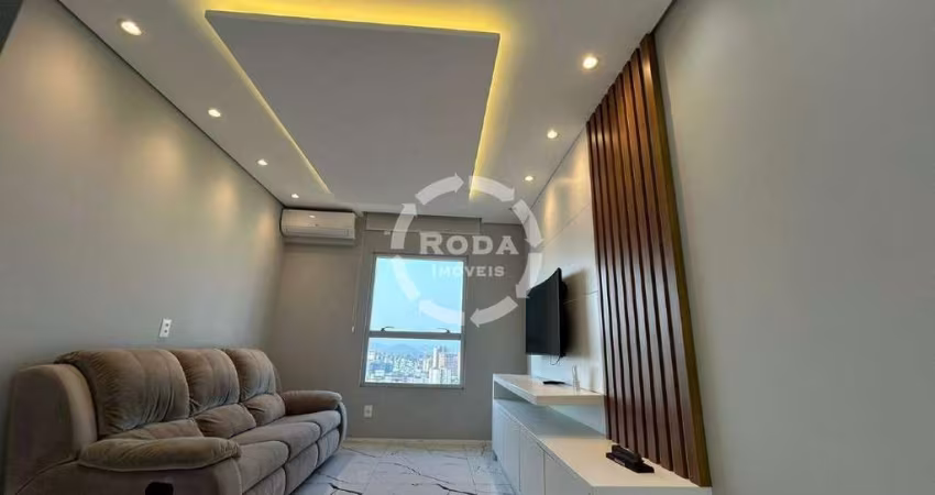 Apartamento 2 quartos mobiliado, lazer completo e localização privilegiada te esperam no Embaré - Santos/SP