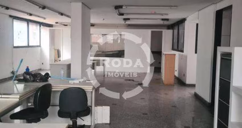 Sala Comercial para Locação no Centro de Santos – 110 m² - Centro de Santos.