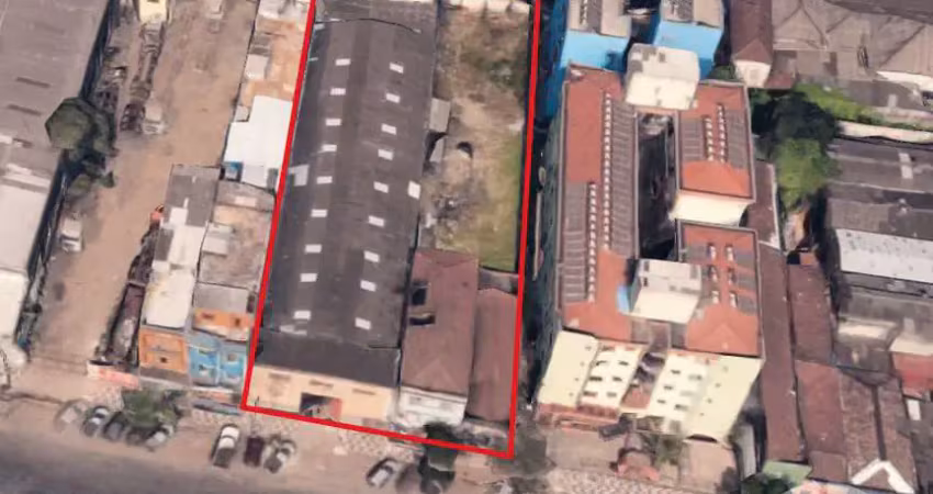 Galpão à venda – 2.200 m² de terreno | 1.100 m² construídos | centro – santos/sp