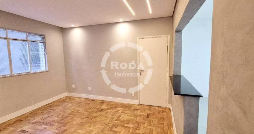 Apartamento Amplo de 3 Dormitórios para Locação no Embaré, Santos