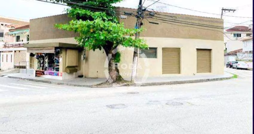 Espaçosa Loja Comercial de Esquina – 320 m² em Local de Alto Movimento no Marapé, Santos