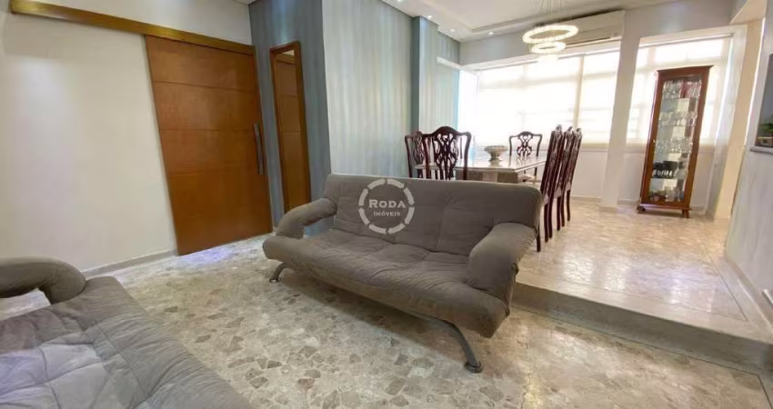 Apartamento, 3 dormitórios, 2 suítes, 2 vagas, Ponta da Praia - Santos.