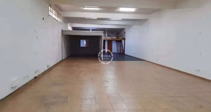 Ponto Comercial para Alugar | 300m² | Vila Mathias, Santos