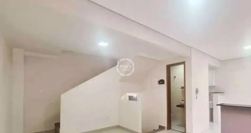 Casa triplex à venda, 2 quartos, 1 vaga, macuco - santos/sp
