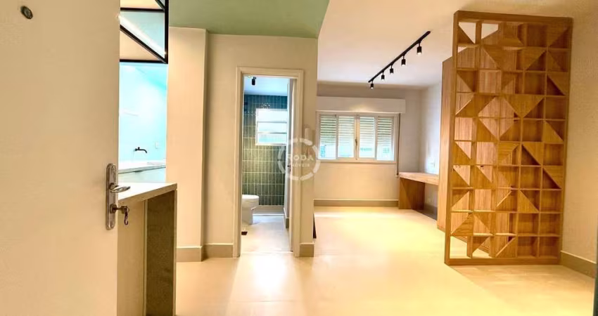 Sala Living Reformado e Decorado – Frente Mar na Aparecida!