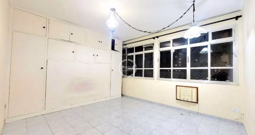 Sala Living a 1 Quadra da Praia – 46m² – Ponta da Praia, Santos