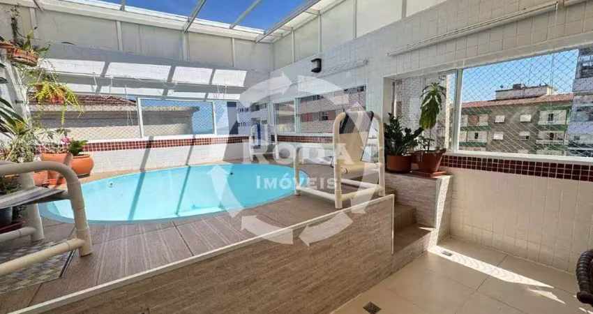 Cobertura Duplex à venda, 2 quartos, 1 suíte, 2 vagas, Embaré - Santos/SP