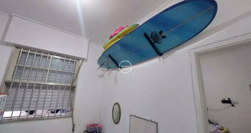 Apartamento térreo 1 dormitório a venda no bairro do Embaré -Santos