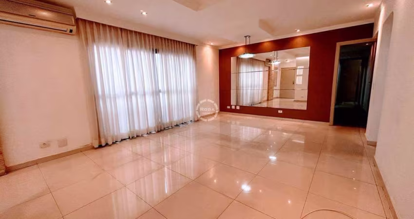 Apartamento para aluguel, 4 quartos, 3 suítes, 3 vagas, Pompéia - Santos/SP