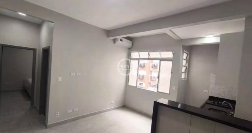 Apartamento à venda, 1 quarto, 1 vaga, Ponta da Praia - Santos/SP