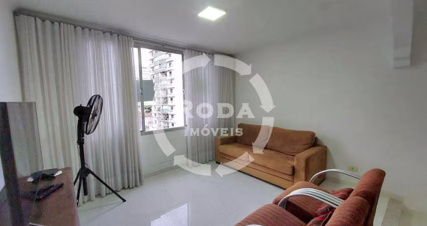 Oportunidade no Boqueirão! Apartamento de Frente 2 dormitórios dependência completa ,vaga demarcada a 3 Quadras da Praia, Boqueirão -Santos