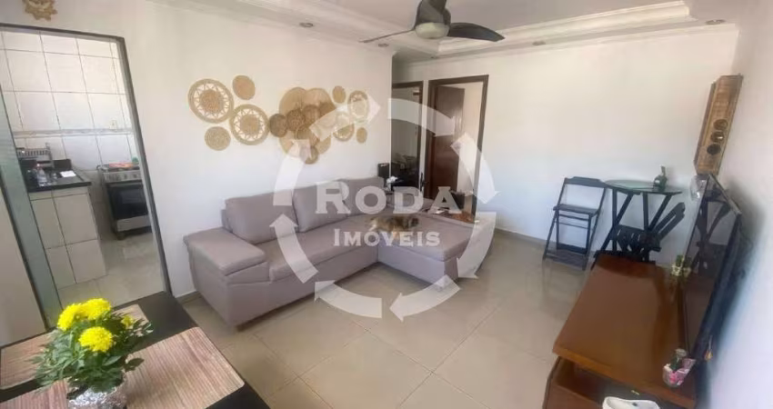 Apartamento mobiliado à venda – 2 quartos (1 suíte) – Boqueirão, Santos/SP