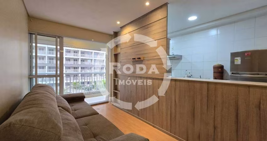 Apartamento à venda, 1 quarto, 1 suíte, 1 vaga, Vila Mathias - Santos/SP