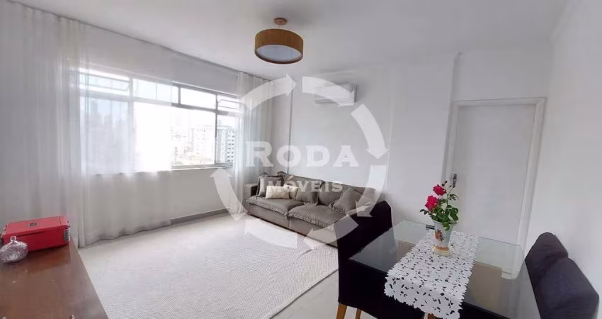 Apartamento com 2 Dormitórios mais Dependência Completa , vaga demarcada a venda no bairro Campo Grande - Santos