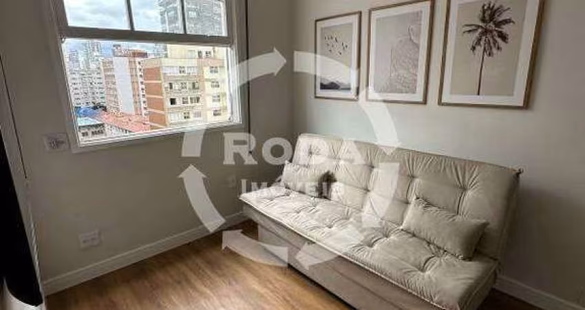 Apartamento 2 Dormitórios Venda Boqueirão Santos | Prédio na Praia | Modernizado | Vista Mar Lateral