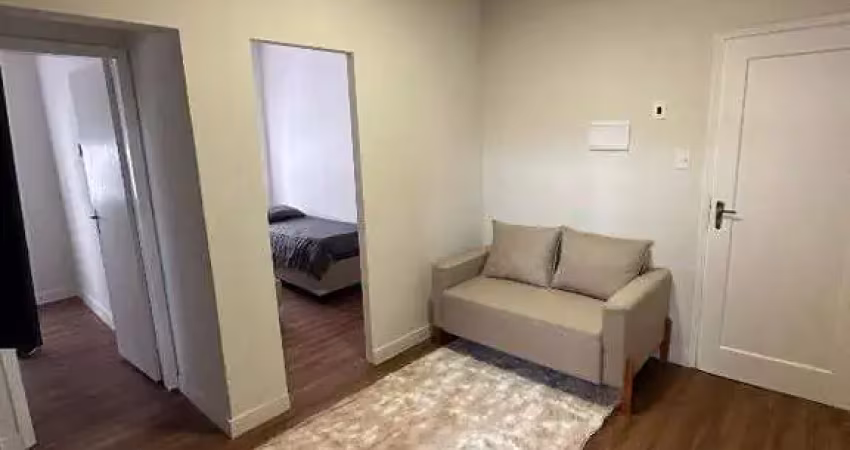 Apartamento 2 dormitórios venda boqueirão santos | prédio na praia | modernizado | vista mar lateral