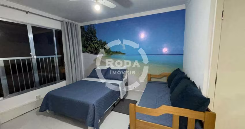 Kitnet Mobiliada para Locação – Praia do Gonzaga, Santos. SP