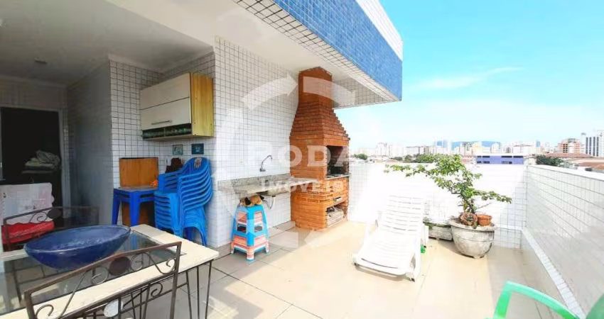 COBERTURA DUPLEX 115M2 / 3 DORM / ÁREA GOURMET / 01 VAGA NO MACUCO.