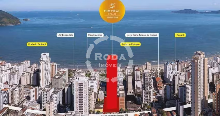 Apartamento Novo no Embaré | 3 Dorms, 2 Vagas | Entrega em 2028