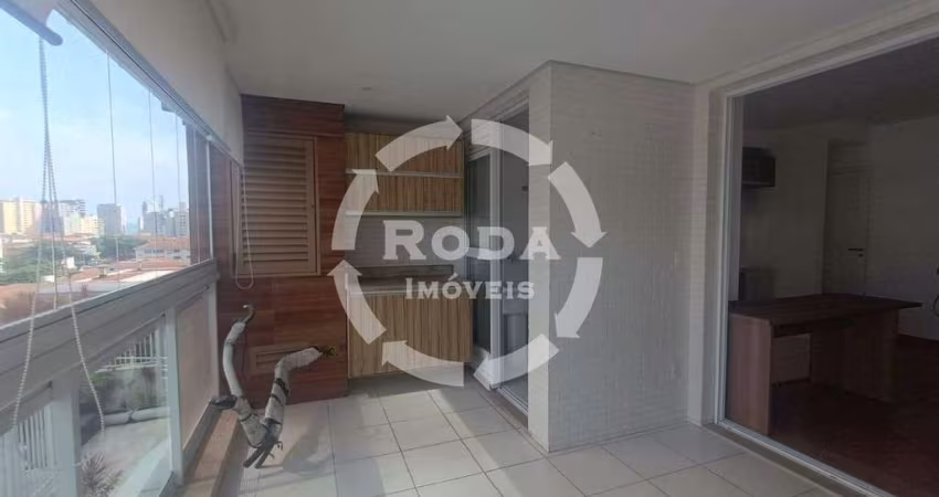 Apartamento para aluguel, 2 quartos, 1 suíte, 1 vaga, Ponta da Praia - Santos/SP