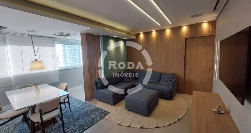 Apartamento à venda, 2 quartos, 1 suíte, no Gonzaga, em Santos/SP.